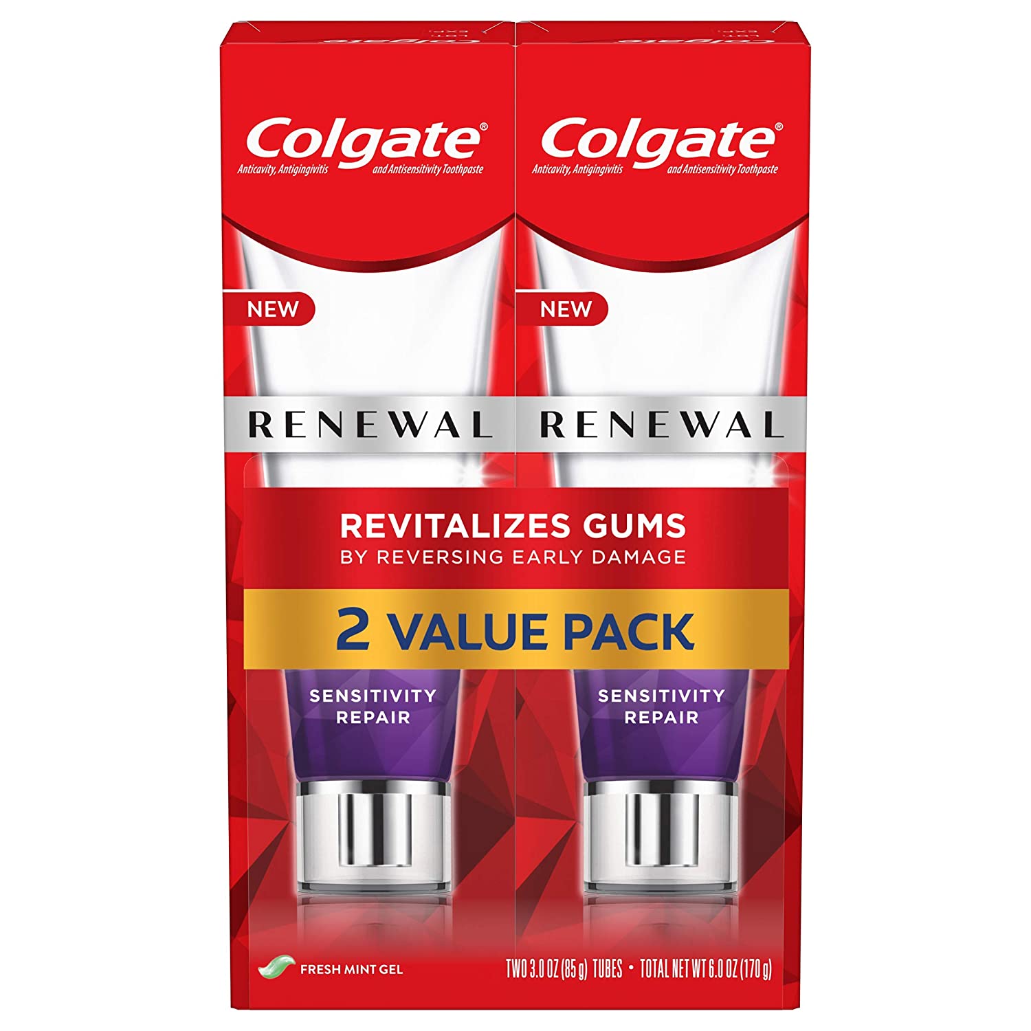 Colgate Renewal Gum Toothpaste for Gum Health, Teeth Sensitivity Repair