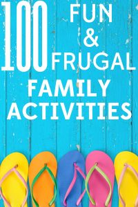 Summer just started and the kids are already bored? We've got you covered with 100 frugal and fun activities for the whole family.