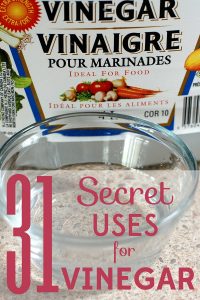 You won't believe all the uses for vinegar in your home: cleaning, gardening, hair care, and more! It's effective and cheap to boot!