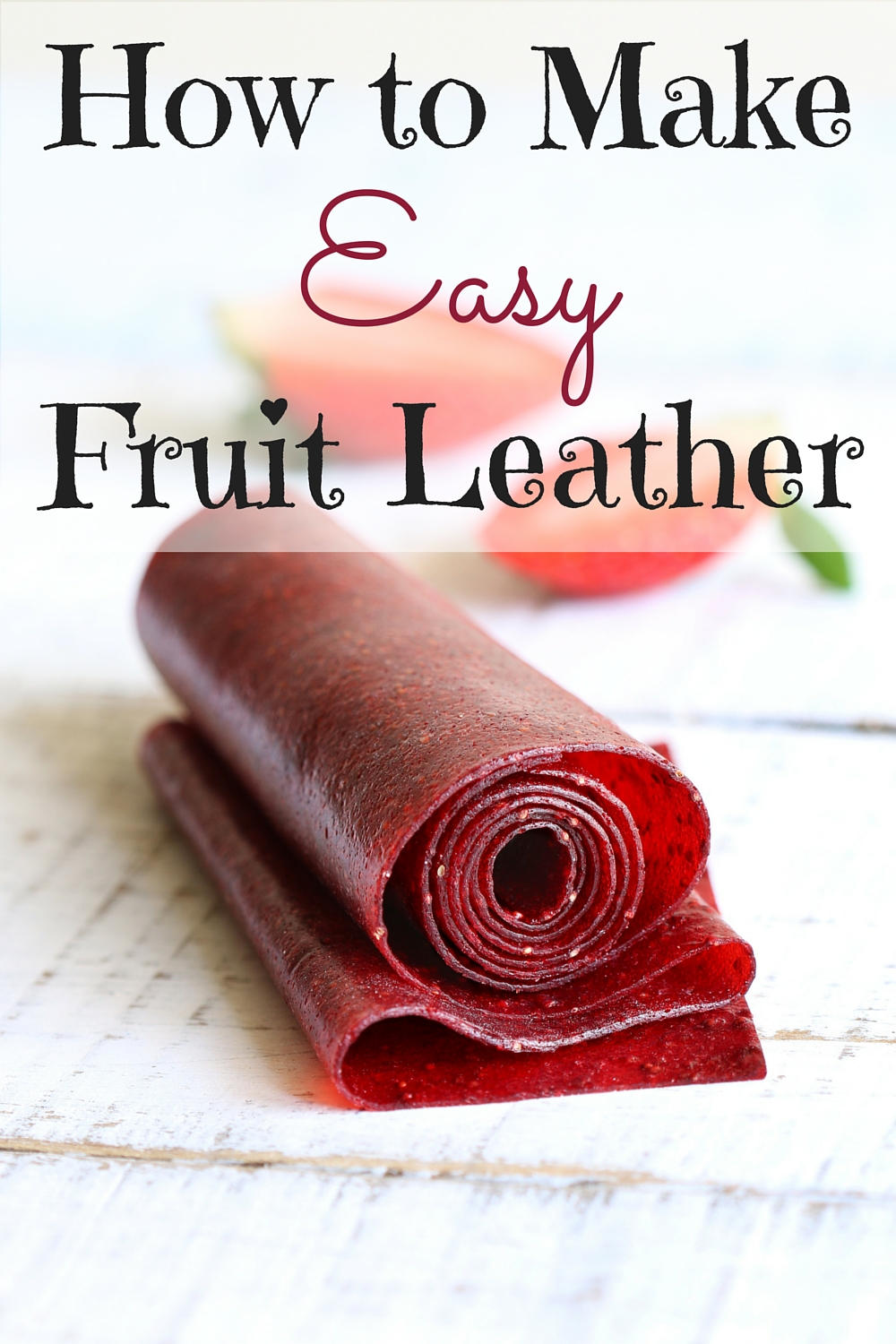 How to make easy fruit leather with a dehydrator