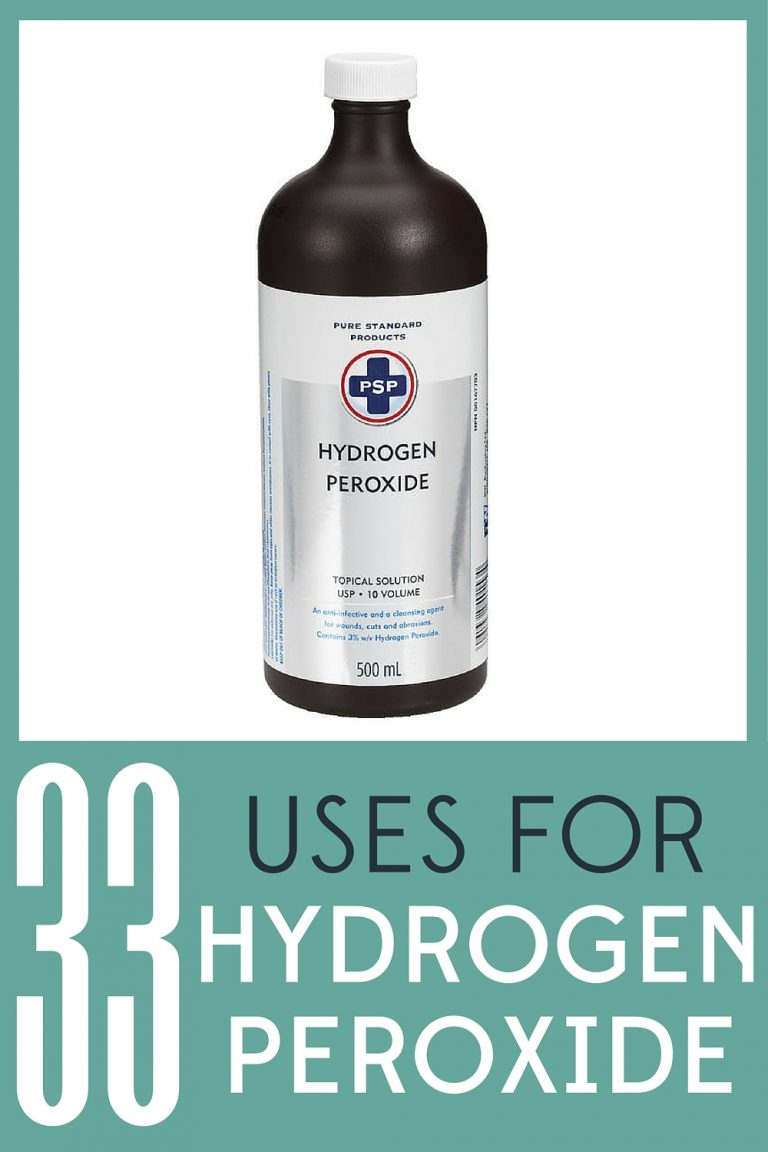 33 Ways You Should Be Using Hydrogen Peroxide