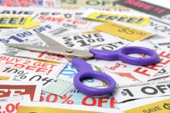 Cut coupons and save! Via Shutterstock