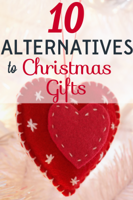 Christmas should be about being present, not giving presents. Find out how to do that with these 10 alternatives to Christmas gifts.