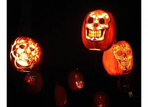 Day of the Dead pumpkins