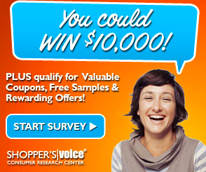 $10,000 Shopper's Voice Giveaway!