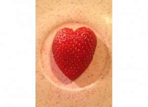 Strawberry heart