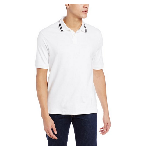 Geoffrey Beene Men’s White Polo Shirt Only $7.05 (Reg. $39.50!)