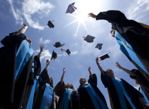 How much did college grads earn this year? Via Shutterstock. 