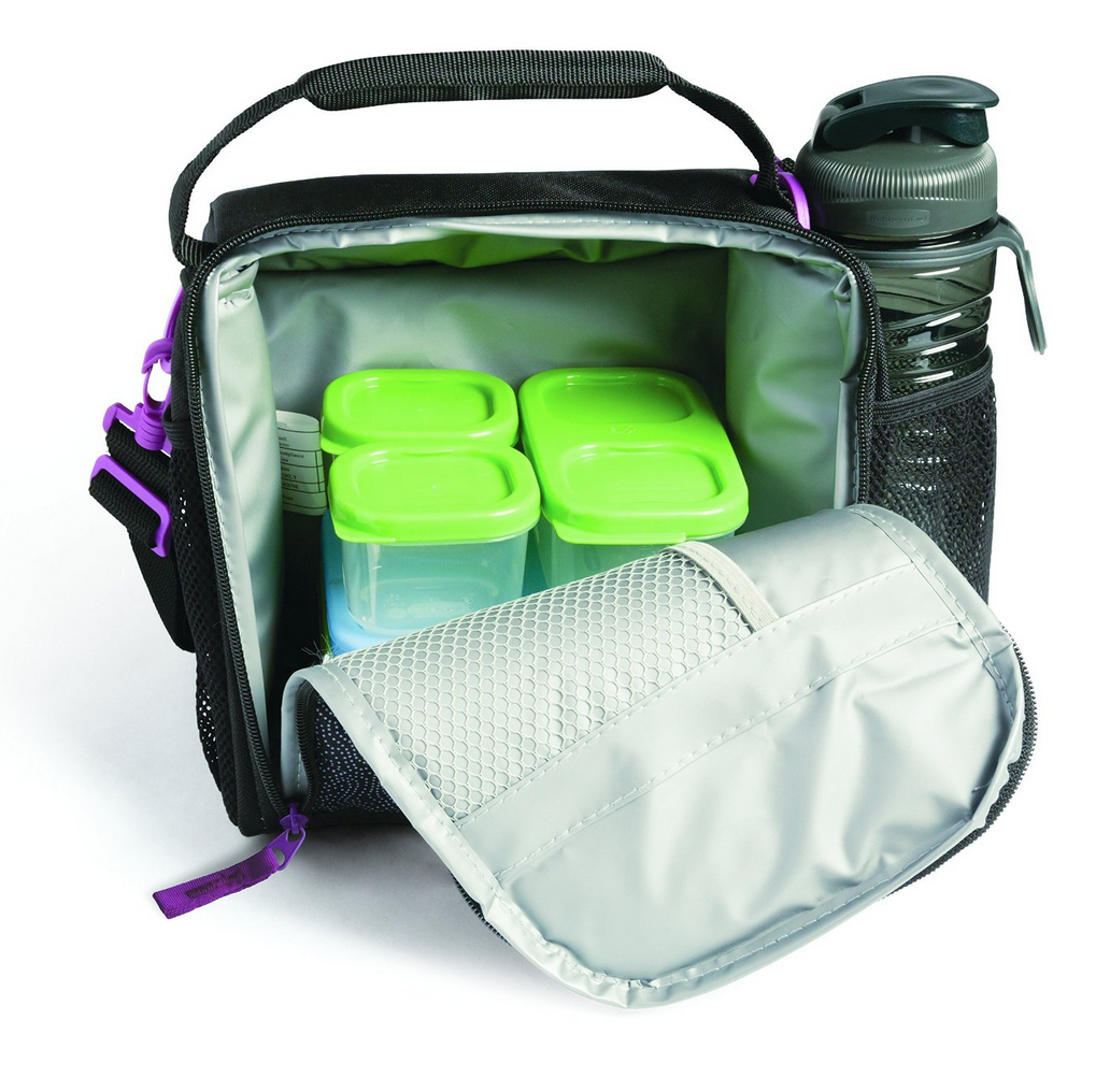 lunch box with bottle holder