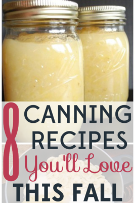 These canning recipes are the perfect way to make use of leftover fruits and vegetables from your garden. 