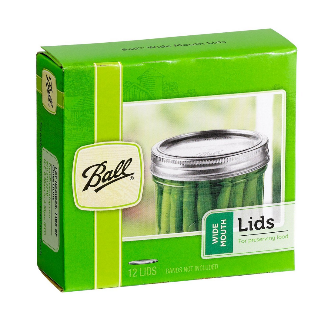 Set of 12 Ball Wide Mouth Jar Lids Only $2.47 with $25 Order!