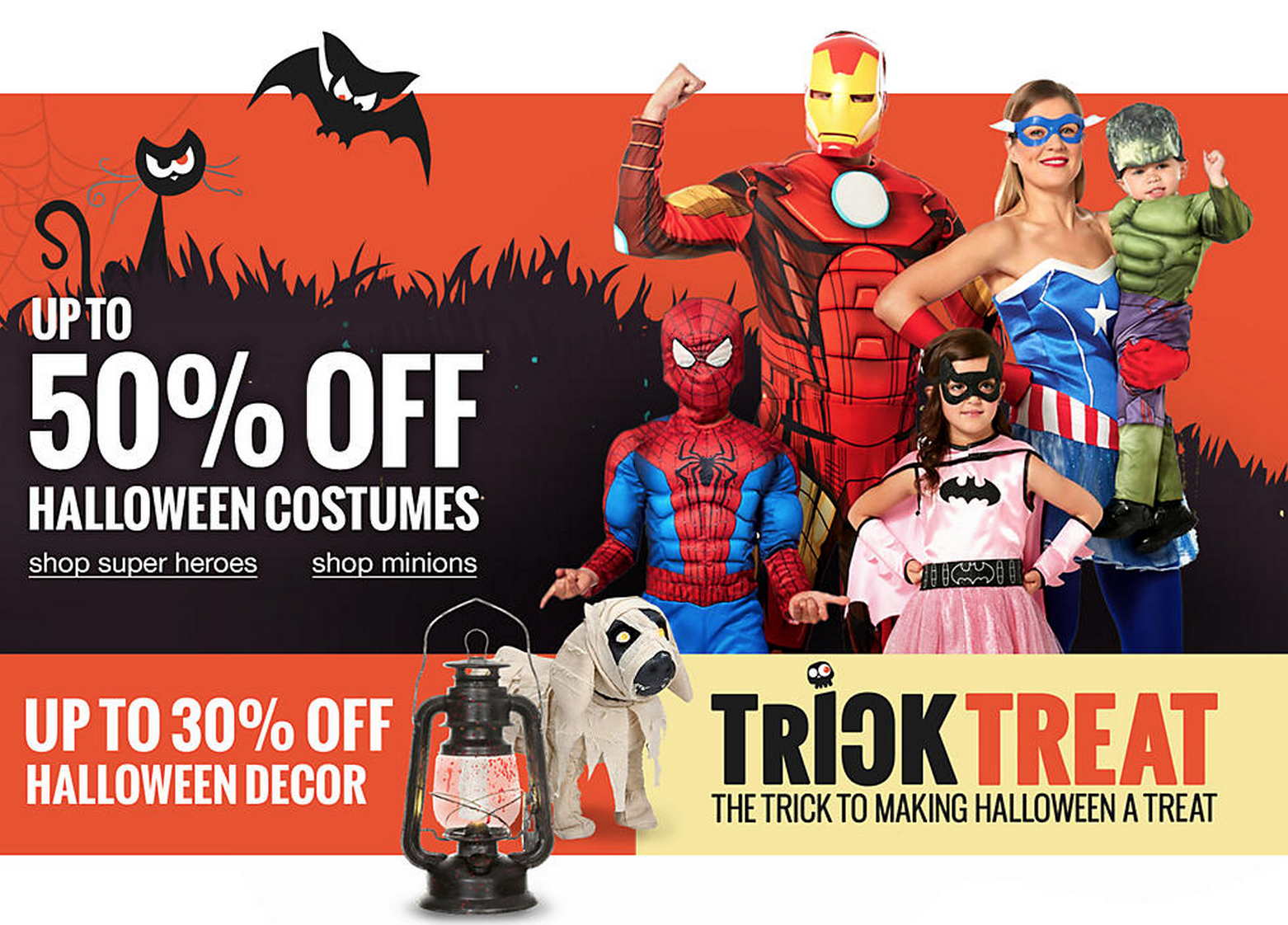 $5 Off Halloween Costumes & Decor $40 or More at Kmart!
