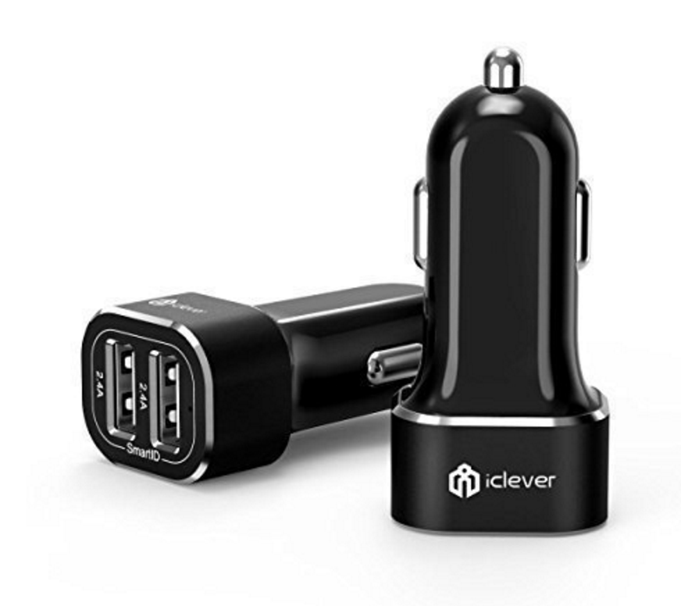 Super car Charger. Electro car Charger text. ICLEVER mw156.