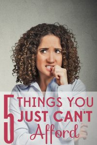 Are you worrying about things beyond your control? You can't afford to do that! Here are 5 things you need to banish from your mind.