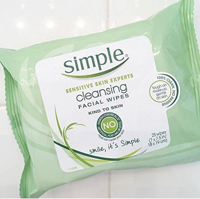 Simple Cleansing Facial Wipes 25 Count TWIN Pack Only $5.49!