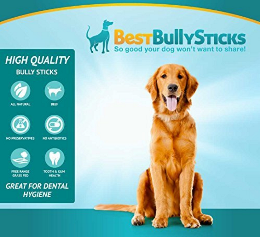 25 Pack Supreme Bully Sticks by Best Bully Sticks Only 31.19 (Reg. 74