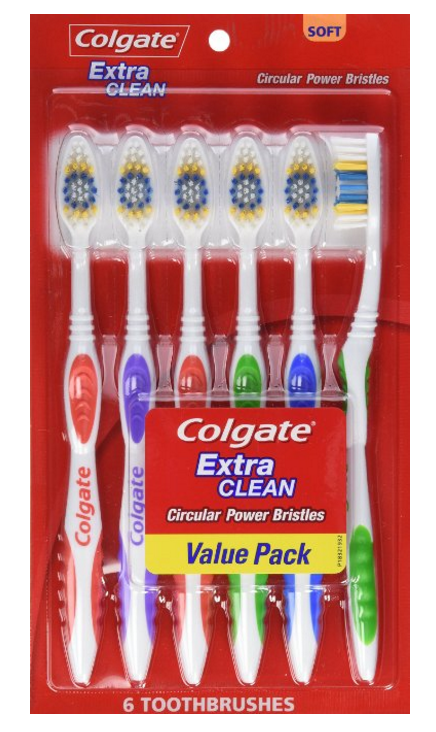 Colgate Extra Clean Toothbrush 6 Ct. Only $4.20 (Reg. $7!)
