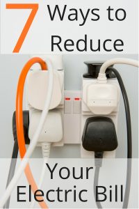 reduce your electric bill