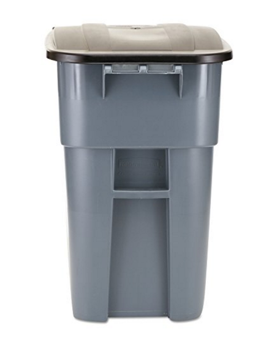 66% Off Rubbermaid Commercial Brute Rollout Container, 50 Gallons ...