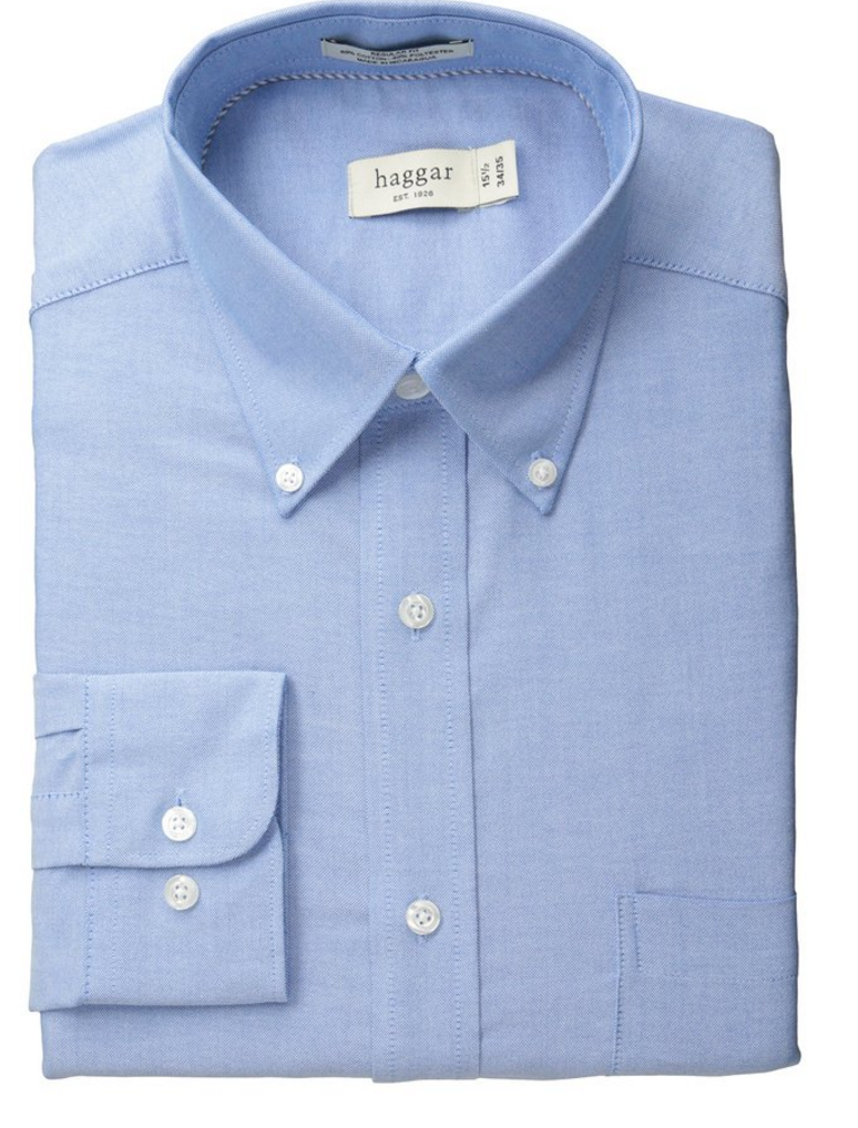 60% or More Off Haggar Clothing = Haggar Oxford Solid Dress Shirt Only ...