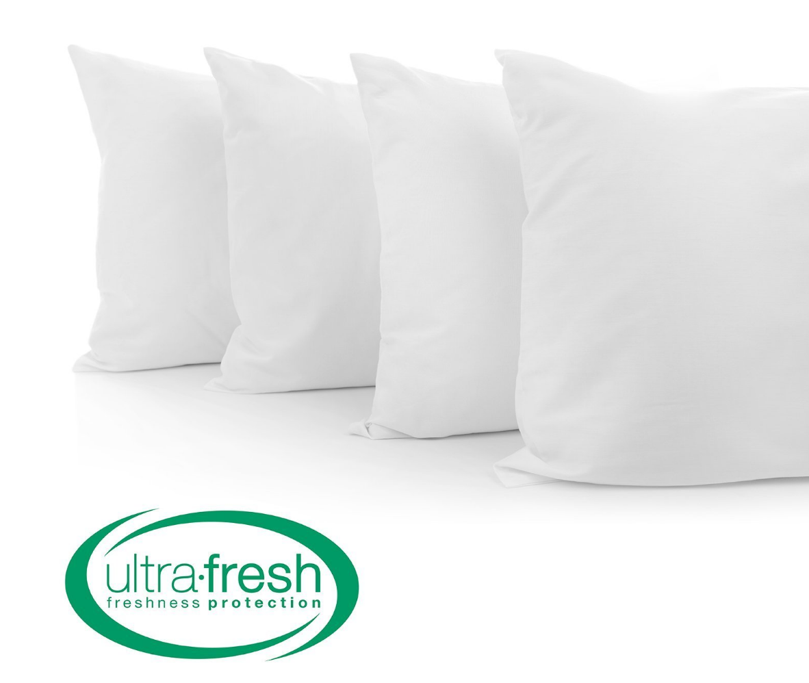 BioPEDIC 4Pack Bed Pillows with BuiltIn UltraFresh AntiOdor