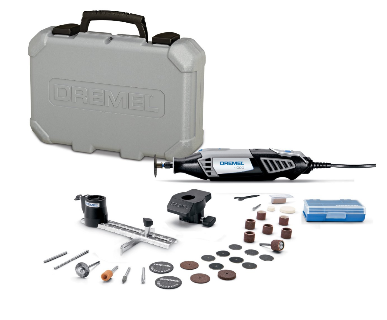 Dremel 4000 230 120 Volt Variable Speed Rotary Tool Kit Corded Only 5999 Reg 7708 6987