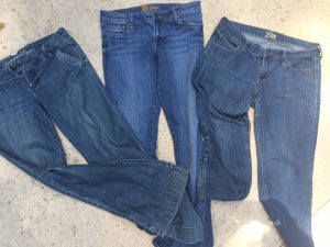 The perfect cut-offs are hard to find, so make your own with thrifted jeans! All you need are scissors, tweezers, and a little know-how.