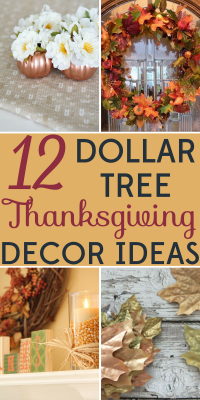 Thanksgiving decorations shouldn't break the bank! These Dollar Tree Thanksgiving decor ideas will make your home Pinterest-worthy for cheap.