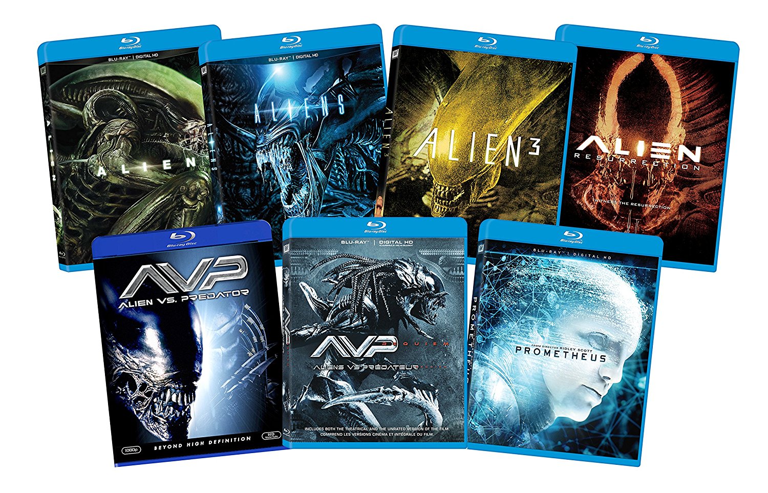 Alien 7-Film Franchise Blu-ray Bundle Only $29.99 to $34.99!