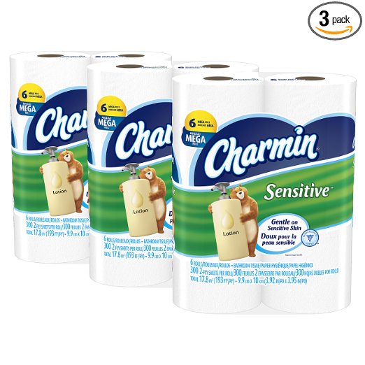 Charmin Sensitive Toilet Tissue, 18 count 18.91