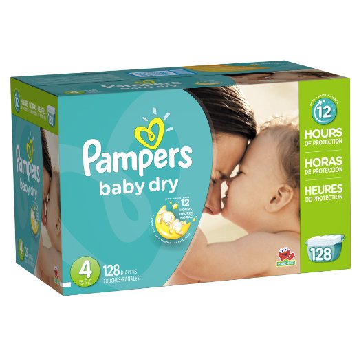 Pampers (Size 4) 128 count 22.95