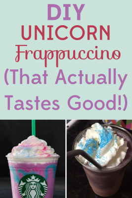 Did you miss the Unicorn Frappachino craze? We've got you covered with a homemade version that actually tastes good (and isn't a sugar bomb)!