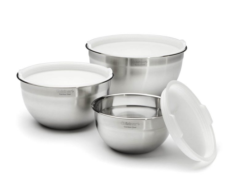 stainless steel mixing bowls from cuisinart