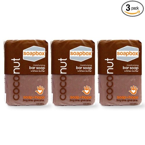 SoapBox Soaps Shea Butter Bar Soap 8 Ounce (Pack of 3) 8.61