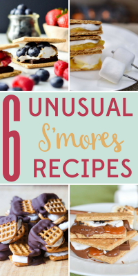 Summer is s'mores season so eat them while you can! Go traditional or mix it up with these 6 unusual s'mores recipes!