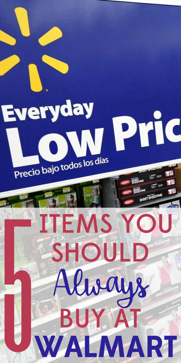 5 Things You Should Always Buy at Walmart!