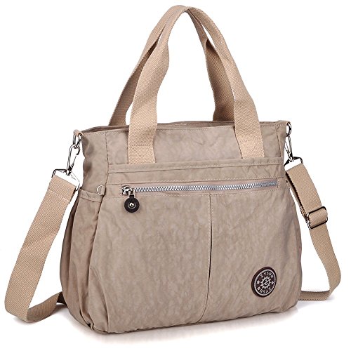 ZYSUN Womens Nylon Designer Tote Crossbody Handbag $9.99