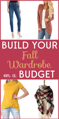 Time to break out the sweaters and scarves! But don't spend a lot. We've got tips for building your fall wardrobe on a budget!