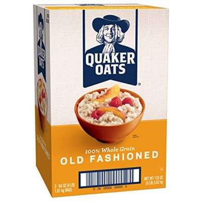 Quaker Oats Old Fashioned Oatmeal, Breakfast Cereal, 128 Ounces $6.96