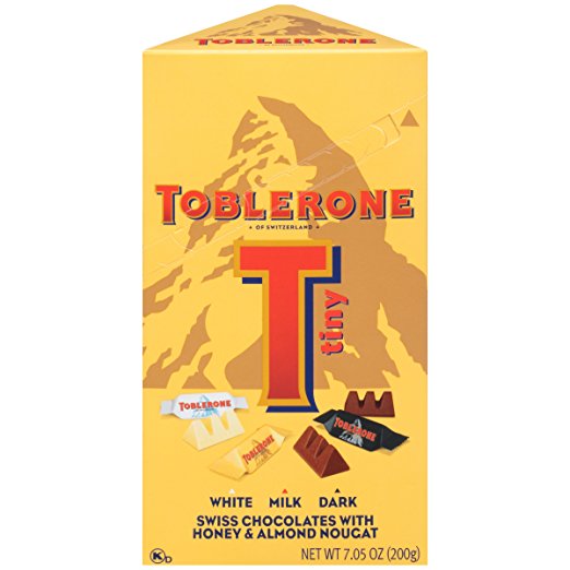 Toblerone Tiny Variety Gift Box, White, Milk and Dark Chocolate Only 5.32!