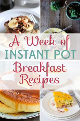 If your mornings are out of control, you need these Instant Pot breakfast recipes! Who doesn't need an easy & delicious start to your day?