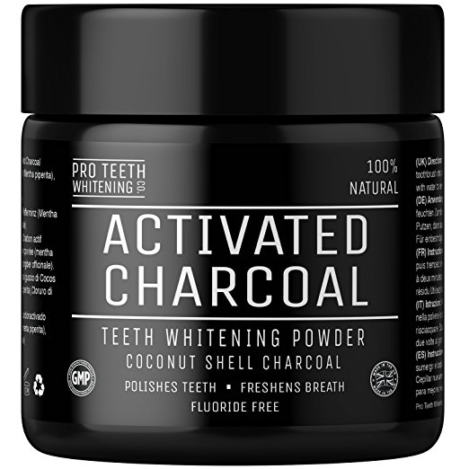 Activated Charcoal Natural Teeth Whitening Powder $10.99