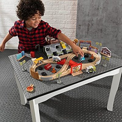 KIDKRAFT Disney Pixar Cars 3 Thunder Hollow 50 Piece Wooden Track Set with Accessories 31.99