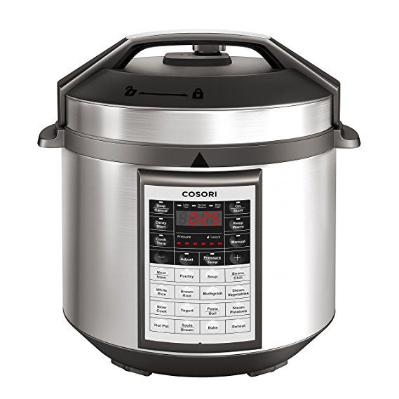 COSORI 6 Qt Premium 8-in-1 Programmable Multi-Cooker (Pressure Cooker ...