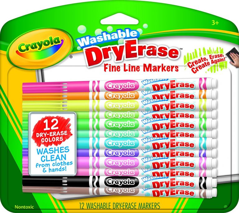 Crayola Washable Dry-Erase Markers, 12 Count $4.41