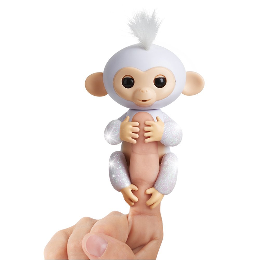 Fingerlings Glitter Monkey - Sugar- Interactive Baby Pet - By WowWee $11.48