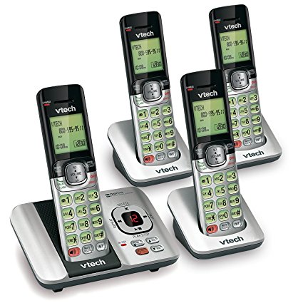 VTech CS6529-4 DECT 6.0 Phone Answering System with Caller ID/Call ...