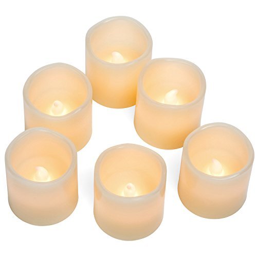 Vont Flameless LED Candles, Flickering, Battery Powered, Real Wax ...