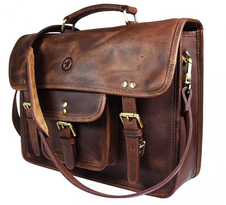 Save Big on Genuine Leather Laptop Messenger Bags by Aaron Leather
