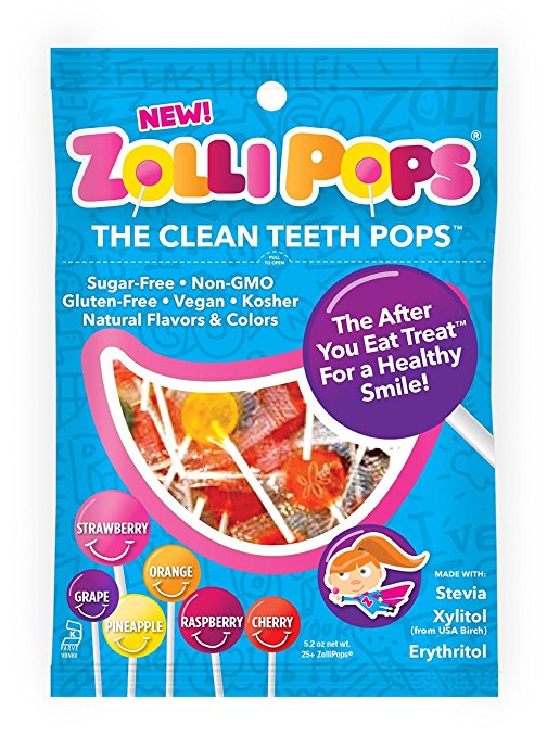 Zollipops The Clean Teeth Pops, Anti Cavity Lollipops, Delicious